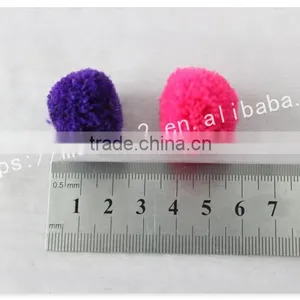 Colorful Customized Size Polyester Yarn Pom Pom Ball for Decoration thumbnail-5