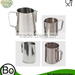 Stainless Steel 18/8 Milk Pitcher SGS FDA Wholesale Milk Pitcher thumbnail-1