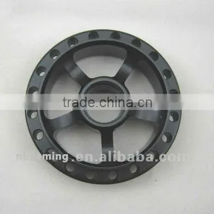 Black Anodizing High Precision Turning Parts,cnc Turning Brass Block Parts thumbnail-1
