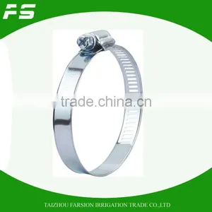 Perforated Band Ganvanised Steel Amercian Type Hose Clamp Zinc Plated thumbnail-1