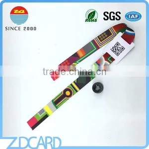 13.56MHz RFID Woven Fabric Bracelet With NTAG213 Chip thumbnail-3