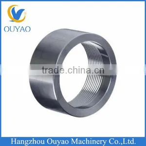 Stainless Steel 316 Pipe Fitting, Half Coupling, 3/8'' NPT Female thumbnail-1
