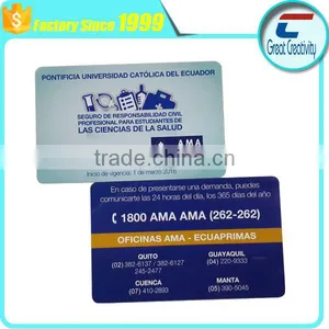 CMYK Full Color Printing Standard Size Plastic PVC Cards thumbnail-1