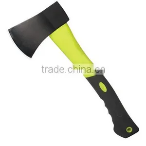 Factory Sale Antislip Carbon Steel Battle Axe Kitchen Axe Camping With Fiberglass Long Handle and Tpr Coated Handle Farm Axe thumbnail-2