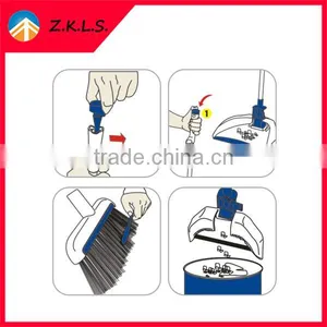 Luxury Dustpan And Broom With Metal Long Handle Dustpan thumbnail-6