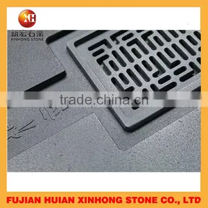 Hollow Out Drainage Black Tea Tray With Competitive Price thumbnail-1