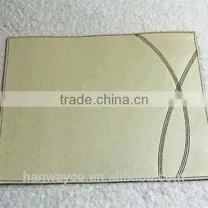 STOCK FAUX LEATHER PVC PLACE MAT thumbnail-1