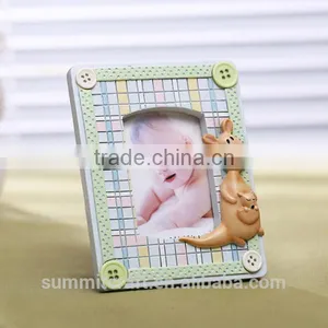 Lovely Giraffe Kangaroos Resin Baby Boy Girl Photo Picture Frame thumbnail-3
