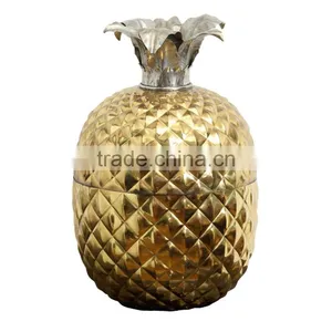 Brass Pineapple Ice Bucket thumbnail-1
