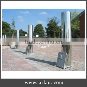 Arlau Outdoor Stainless Steel Removable Padlock Bollard thumbnail-1