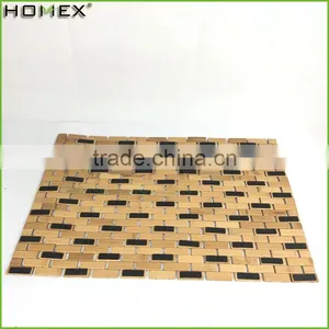 Bamboo Shower Mat/ Bath Mat Non Slip Homex-BSCI thumbnail-1