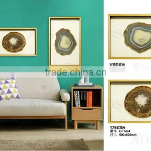 Framed Handmade Agate 3d Shadow Box Wall Art thumbnail-3