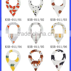 High Quality 2017 Baby Feeding Accessories Newborn Christening Cartoon Fox Babana Bibs thumbnail-5