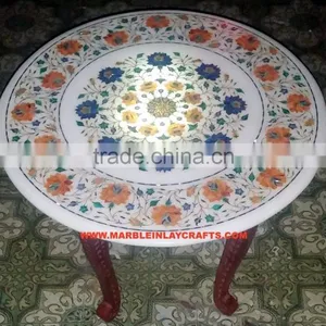Marble Coffee Table Top Back On Light thumbnail-1