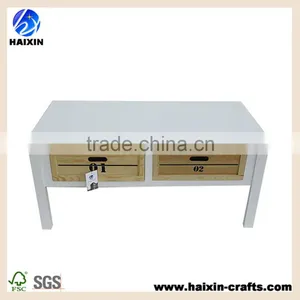 DIY House Design Two Side Open Wood Modern Coffee Table thumbnail-1
