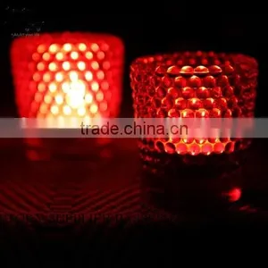 Glass Color Pearl Tealight Candle Holders thumbnail-6