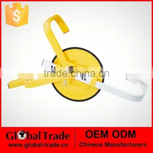 A1973 Full Face Wheel Clamp Lock Padlock Car Van Caravan Security Trailer 13" - 17" Tyre Lock thumbnail-1