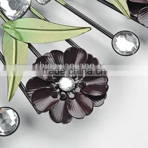 Manufacture Beautiful Heart-shaped Wrought Iron Wall Clock thumbnail-5