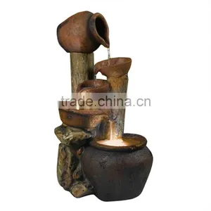 Tree Pot Outdoor Fountain With Illumination thumbnail-1