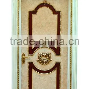 Luxury Imperial Vintage White Wood Entry Door in French Palace Style BF11-12221b thumbnail-1