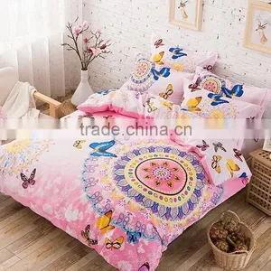 Elegant Pinkie Lady Princess Bedding Set of Sun and Butterfly, High Quality Girls Bedding Set BF11-05143c thumbnail-1