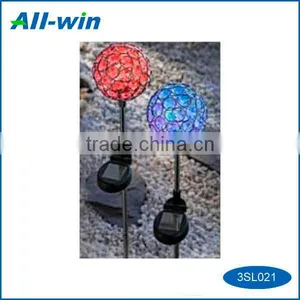 Outdoor Use Garden LED Solar Plug-in Type Colorful Cystal Light Street Lights thumbnail-1