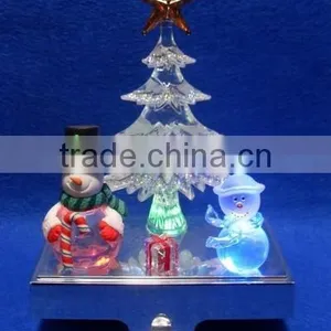 2015 Christmas Double Snowman Stocking Holder With Led thumbnail-3