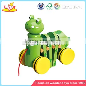Wholesale Fashion Wooden Children Pull Zebra Car Toy Best Design Wooden Pull Zebra Car Toy W05B039 thumbnail-4
