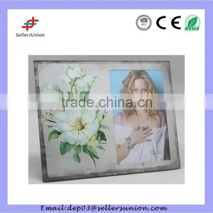 High Quality Big Flower Printed Decoration Picture Frame 4"x6" thumbnail-3