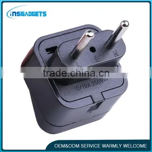 Universal AU UK EU AC to Euro Plug Adapter (WD-9C) thumbnail-1