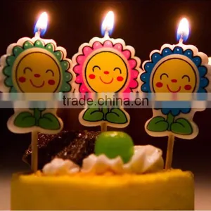 Sun Flower Birthday Candle for Children thumbnail-1