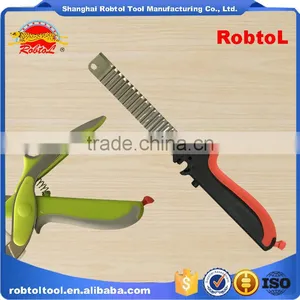 7 in 1 Kitchen Clever Scissors Shears Multi Function Clever Cutter Food Choppers Smart Knife Board Vegetable Slicer thumbnail-4