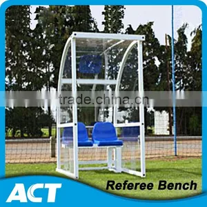Hot-dip Galvanized Soccer Portable Dugouts, 3-seater Bench Seat thumbnail-1