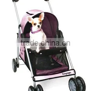 Pet Stroller Fold Up Stroller For Dogs With Shade Shelter thumbnail-1