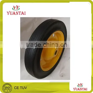 High Quality Wheel Barrow Solid Rubber Wheel 9 Inch Solid Wheel 300/350/400/450/650-4 thumbnail-2