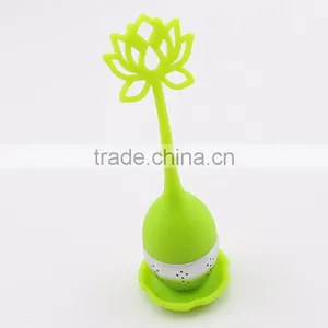 High Quality Metal Tea Infuser With Silicone Handle thumbnail-1