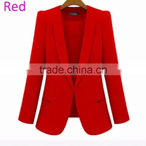 2016 Wholesale Slim Leisure Ladies Blazers Designs for Women thumbnail-5