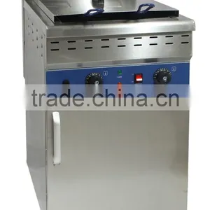 Professional Deep Fryer/1 Tank 2 Basket Deep Fryer/industrial Electric Fryer EF-481C thumbnail-2