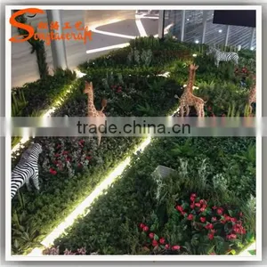 Factory Wholesale Artificial Grass Wall Decor Covering Plastic Grass to Canada thumbnail-1
