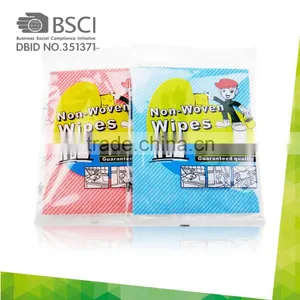 Good Absorbent Microfiber Cloth Colored Disposable Nonwoven Cotton Washing Cloths thumbnail-1