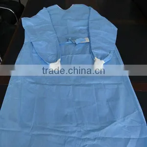 Sterile Single Use Non-woven Medical Doctor Gown for Operation thumbnail-1