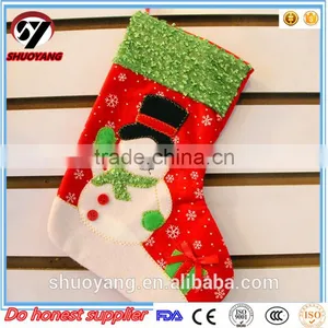 China Supplier Wholesale Good Quality Christmas Decorative Socks,new Design Christmas Gift Sock thumbnail-5