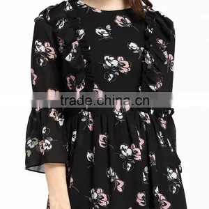 Digital Printing Ladies Fashion Dresses With Pictures thumbnail-2