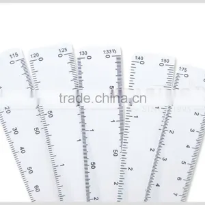 Kearing Brand 5pcs Combination Plastic Scale Ruler for Engineering #8500-5 thumbnail-3