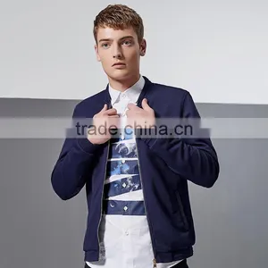 New Design 2016 Hot Selling Popular High Quality Sport Men Jacket Solid Coat Custom Logo Outdoor Zipper Outerwear thumbnail-4