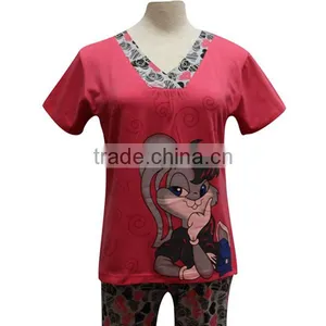 High Quality Cotton Fabric China Wholesale Fashion Cheap Wholesale Cotton Pajamas thumbnail-1