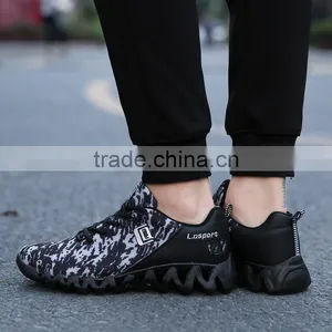 HFJH-75 High Top Outdoor Running Led Shoes Black Color thumbnail-2