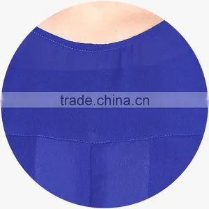 Blue Short Sleeve Tops Maternity Dresses for Office Lady thumbnail-5