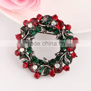 Zm53218a Latest New Brooch Design Flower Christmas Garland Brooches thumbnail-2