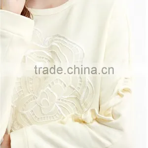 Female Money Sets Milk Yellow Round Collar Fleece thumbnail-1